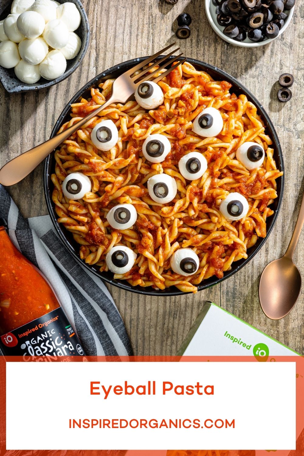 Halloween "Eyeball" Pasta - Inspired Organics